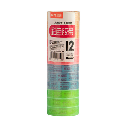 M&G Scotch Tape 12mmx20yards AJD97399 (12pcs Set)